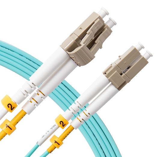 KeepFly Fiber- OM4 LC to LC Fiber Patch Cable 2M-5Pack, 40G/100Gb 50/125μm - Image 2