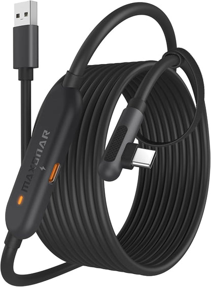 Maxonar [Next-Gen Chip VR Charging Link Cable 16FT Compatible by Maxonar