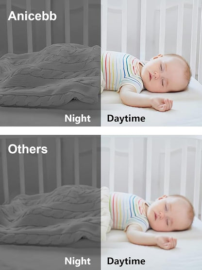 5" HD Video Baby Monitor with 2 Camera and Audio, No WiFi Hack-Proof Security - Image 6