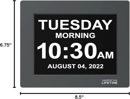 American Lifetime 【New 2024】 Dementia Clock Large Digital Clock - Image 8