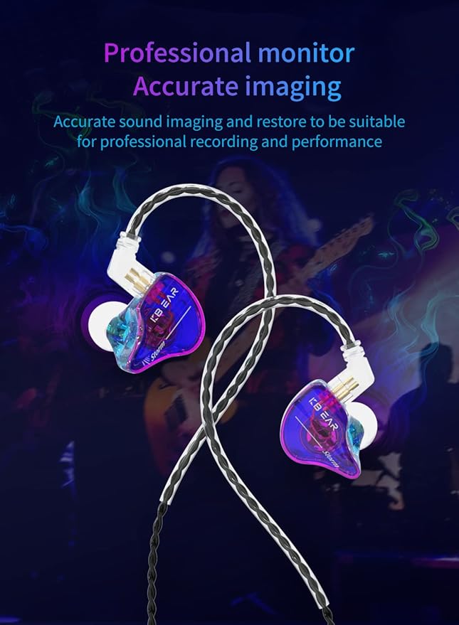 YINYOO KBEAR Storm Professional in Ear Headphones Monitor Earphones - Image 2
