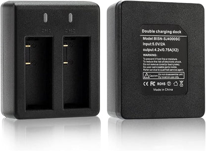 Action Camera Battery Pack, 1350mAh Rechargeable Battery - Image 6