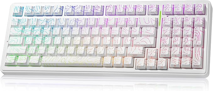 x AULA F99 Keyboard Gaming, Wireless Mechanical Keyboards, Hot Swappable Custom by LEOBOG