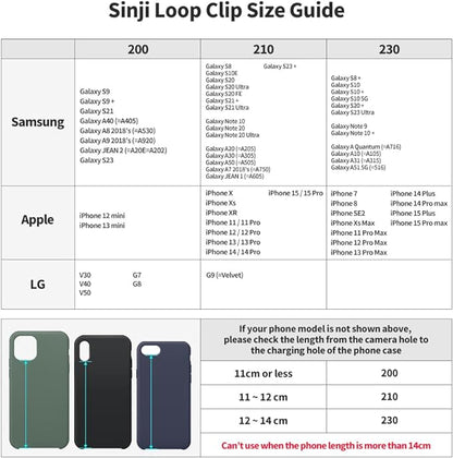 Sinjimoru C-Shaped Clip Finger Phone Grip, Silicone Mobile Phone Strap - Image 5
