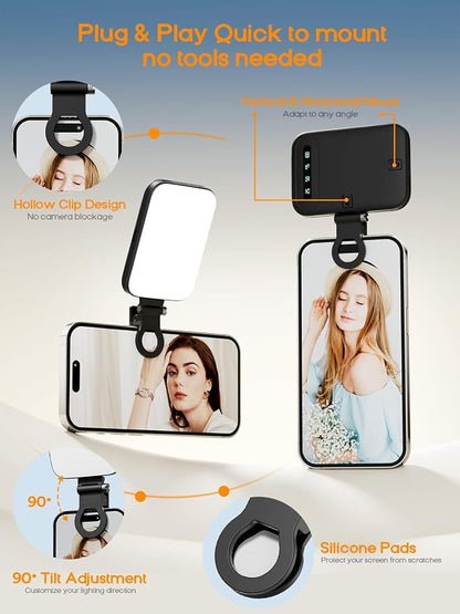 Selfie Light – Rechargeable Phone Light Clip - Image 6