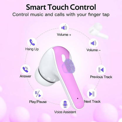 TAGRY Bluetooth Headphones True Wireless Earbuds 60H Playback LED Power Display - Image 4