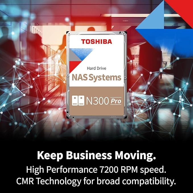 Toshiba N300 PRO 18TB Large-Sized Business NAS 3.5-Inch Internal Hard Drive - Image 4