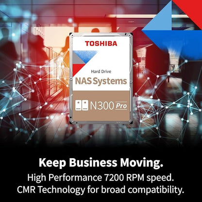 Toshiba N300 PRO 20TB Large-Sized Business NAS 3.5-Inch Internal Hard Drive - Image 4