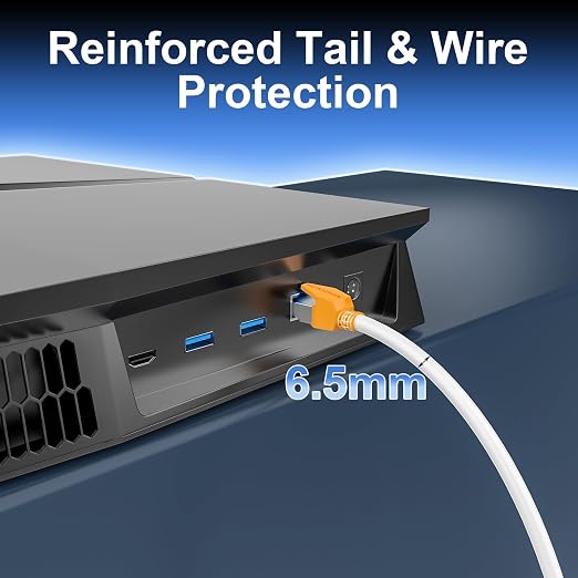 Cat 8 Ethernet Cable 6 ft, 40Gbps High Speed Gaming Network Cable 2000MHz Heavy - Image 4