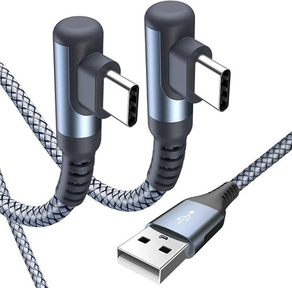 sweguard USB Type C Charger Cable Right Angle iPhone 16 Charger Nylon Braided by Sweguard