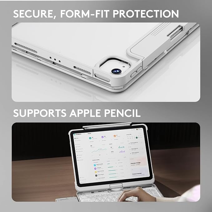 KITONE Transparent Case with Wireless Keyboard - Image 8