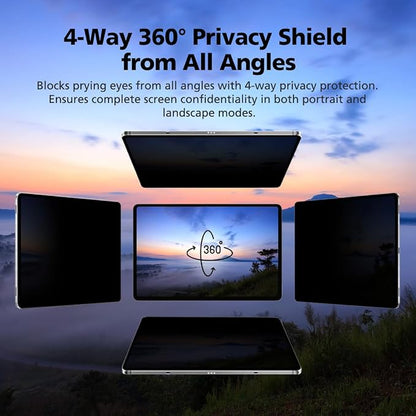 Magnetic & Nano Adsorption 360° 4-Way Privacy Screen Protector - Image 2