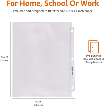 Amazon Basics Polypropylene Sheet Protector, 200 Pack - Image 6