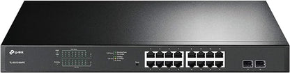 TP-Link TL-SG1218MPE 16 Port Gigabit Switch Easy Smart Managed 16 PoE+ @250W by TP-Link