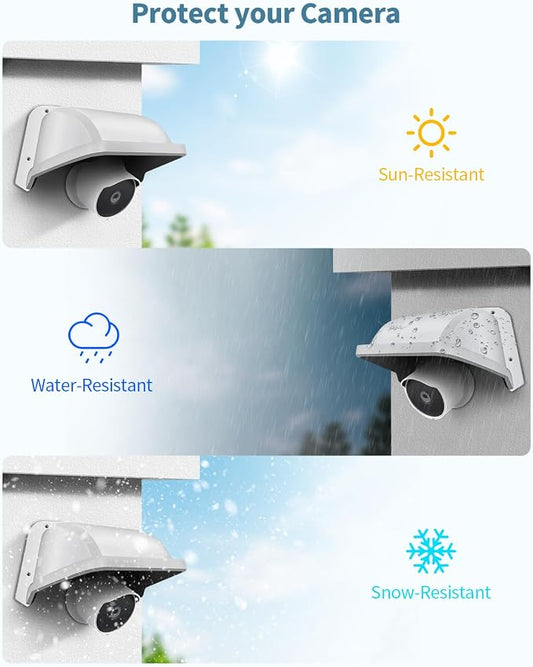 Universal Sun Rain Cover Shield, Outdoor Security Cameras Cover, Backup Camera - Image 2