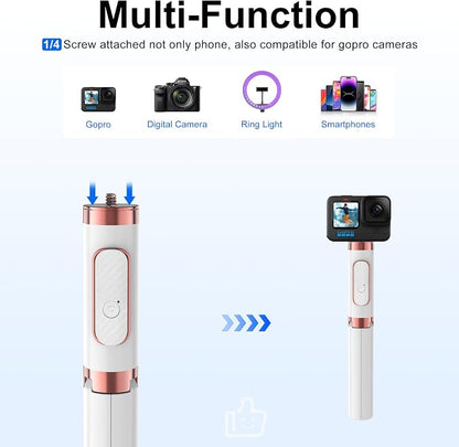 Aluminum Alloy Selfie Stick Tripod - Image 2