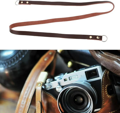 Camera Genuine Leather Shoulder Strap Camera Neck Strap Length 100cm Width - Image 2