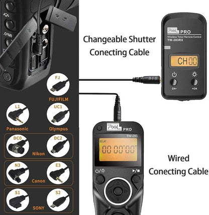 Wireless Shutter Release for Canon, Pixel TW-283 E3/N3 Wireless Remote Control - Image 5