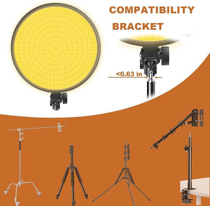 10 inch Light Kit, NO Wall Mount Triangle Boom Arm - Image 4