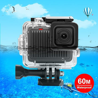 Waterproof Case for Go Pro Hero 4K, FotStdio 196ft/60m Underwater Diving - Image 6