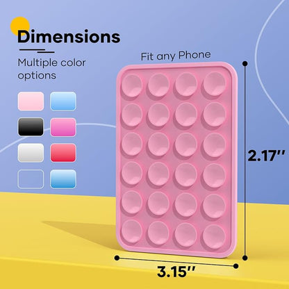 Silicone Phone Sticky Grip, Suction Phone Case Mount - Image 6