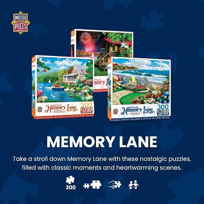 MasterPieces - 300 Piece Jigsaw Puzzle, Large EZ Grip Shapes, Bridge of Hope - Image 2