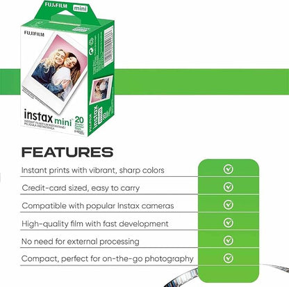 Fujifilm Instax Mini Camera Film: 20 Shoots Total, - Image 5