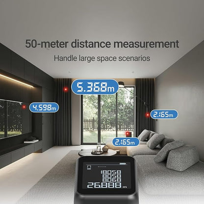 ATuMan LSA Laser Distance Measure, 164Ft/50M Range, ±2mm Precision, Data Storage - Image 7