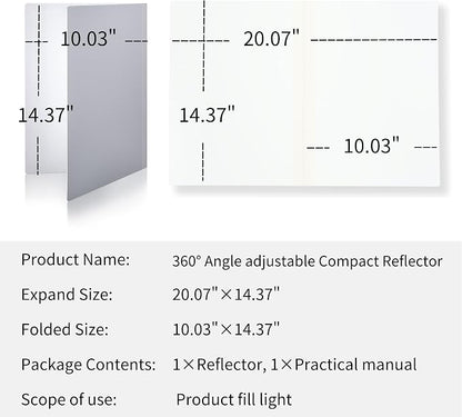 Pino Studio Photography Reflector Cardboard - Image 7