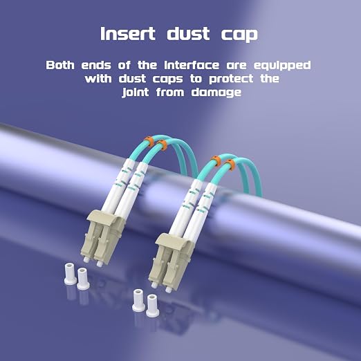 35Meters 115ft LC/UPC-LC/UPC 10GB Multi-Mode Fiber Optic Cable LC to LC OM3 - Image 6