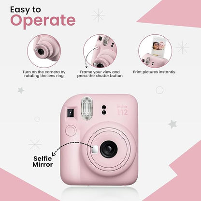 Fujifilm Instant Mini 12 Camera + Accessory Bundle & Compatible Custom Case + - Image 5