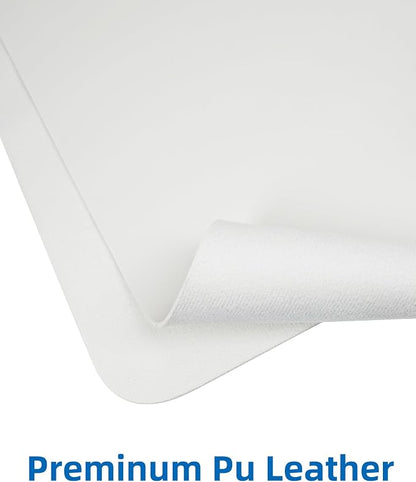 AFIING Leather Desk Pad Protector, Office Desk Mat, Non-Slip PU Leather Desk - Image 2