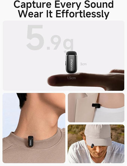 MAONO Wave T1 Mini Wireless Lavalier Microphone - Image 7