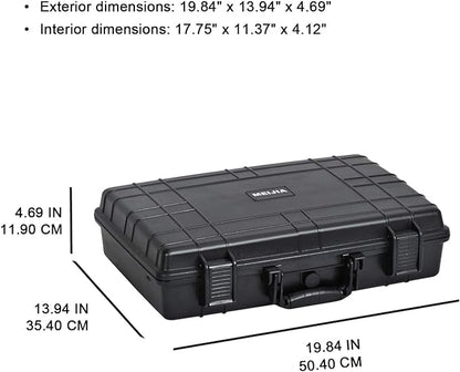 MEIJIA Portable Waterproof Protective Case, Hard Camera Case, Customized Fit - Image 4