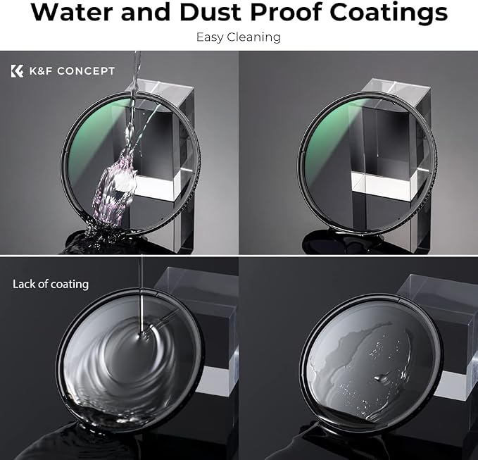 K&F Concept 82mm Circular Polarizers Filter Polarizing Filter 28 Multi-Layer - Image 5