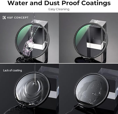 K&F Concept 82mm Circular Polarizers Filter Polarizing Filter 28 Multi-Layer - Image 5
