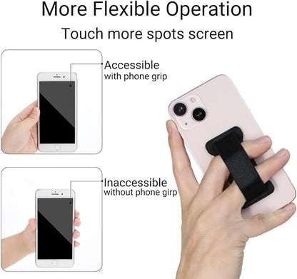 Phone Grip Holder for Hand, Universal Finger Strap Phone Holder, Finger Selfie - Image 3