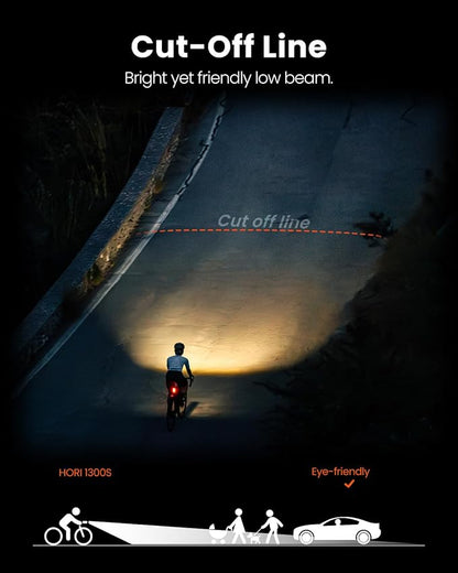 Magicshine HORI1300S Bike Headlight, Compatible - Image 3