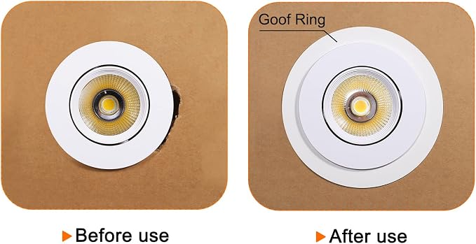 PATIKIL 4.9" ID 6.7" OD Light Trim Ring - Image 5