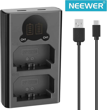 Neewer Dual USB Charger for Sony NP-FZ100 Battery, Compatible - Image 2