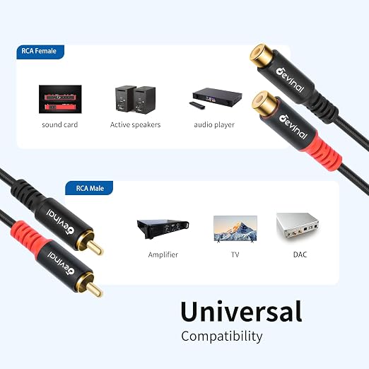 Devinal RCA Extension Cable - Image 2