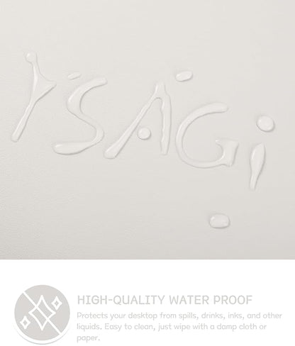 YSAGi Non-Slip Leather Desk Pad L Size, Waterproof Laptop Computer Desk - Image 4