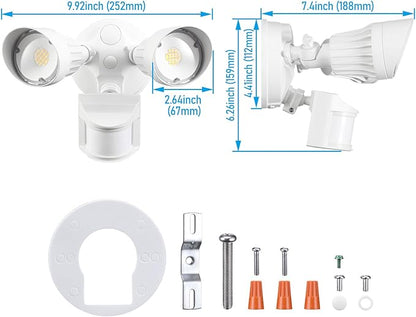 LEONLITE COB LED Security Light, Motion Sensor Outdoor Lights, Dusk to Dawn - Image 8