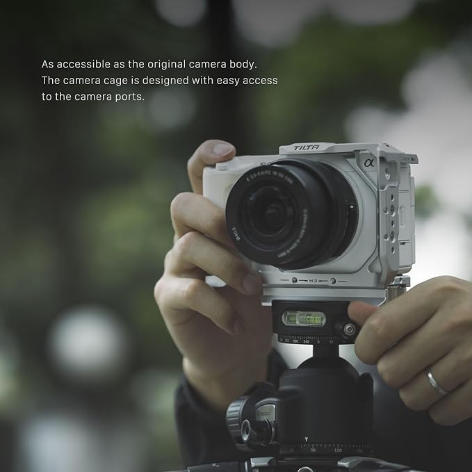 Tilta Half Camera Cage for ZV-E1 | Cold Shoe, NATO Rail, M3 and 1/4""-20 - Image 6