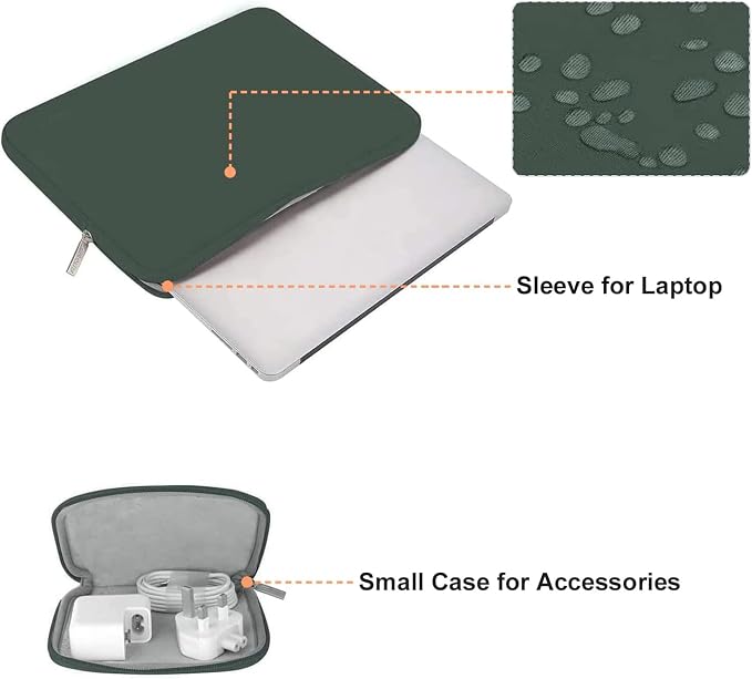 MOSISO Laptop Case 14 inch, 14 inch Laptop Sleeve Bag Compatible - Image 2