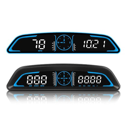 MH Heads Up Display for Car, Digital GPS Speedometer, 5.5 inch HUD GPS Speed by MH
