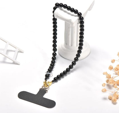 Agate Beaded Phone Wrist Strap for Women Men Stone Beads Charm Handmade - Image 4