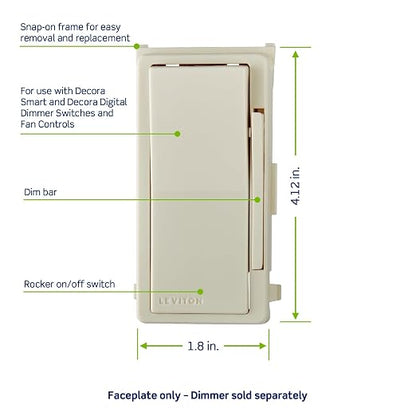 Leviton Decora Digital Dimmer Switch Color Change Faceplate - Image 2