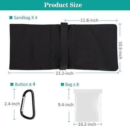 Aimosen 4 Packs Sandbags Weight Bags - Image 5