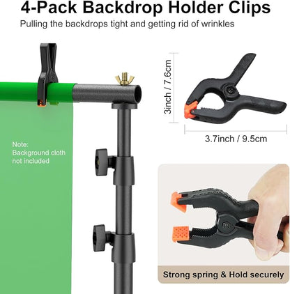 LINCO Lincostore Backdrop Support Stand Kit 10x6.5ft Adjustable Photography - Image 7
